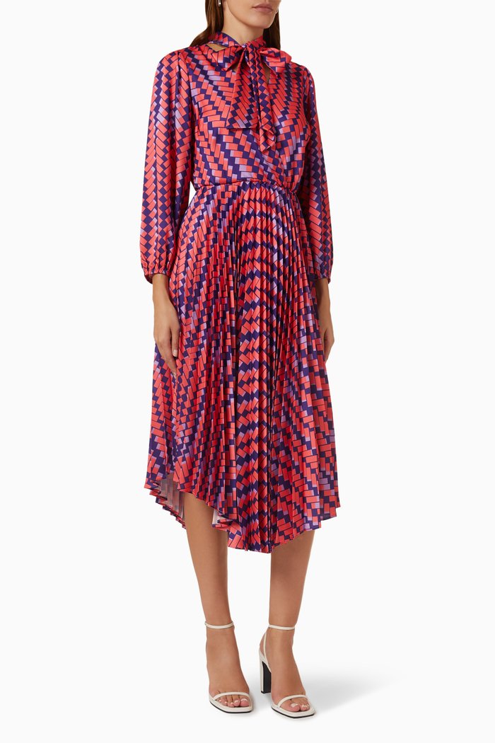 

Coral Midi Dress, Pink