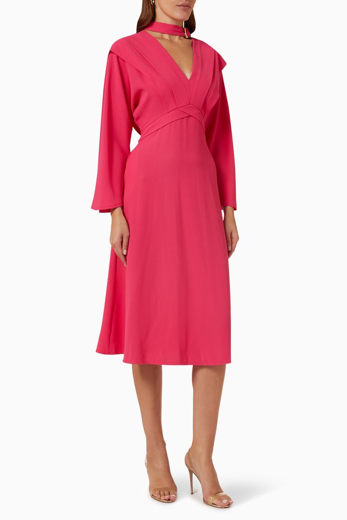 

Choker Midi Dress, Pink