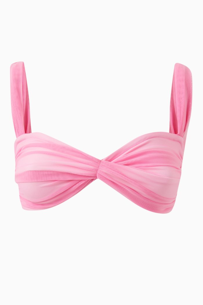 

Walter Bra Top in Mesh, Pink