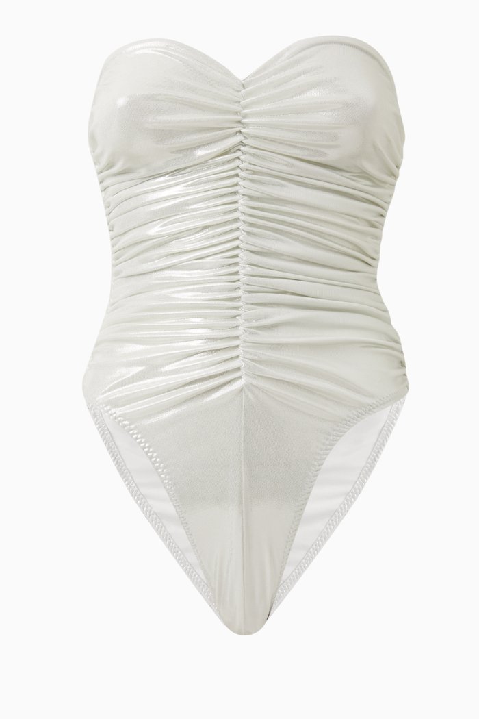 

Slinky Marissa One-piece Swimsuit in Lamé, Silver
