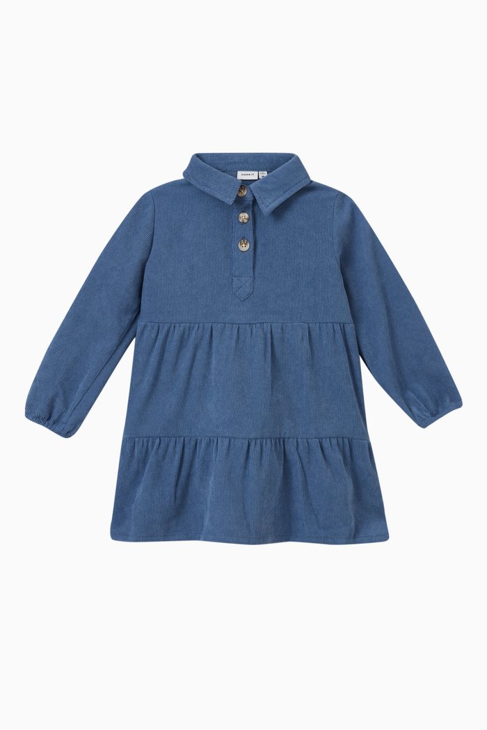 

Collared Dress, Blue