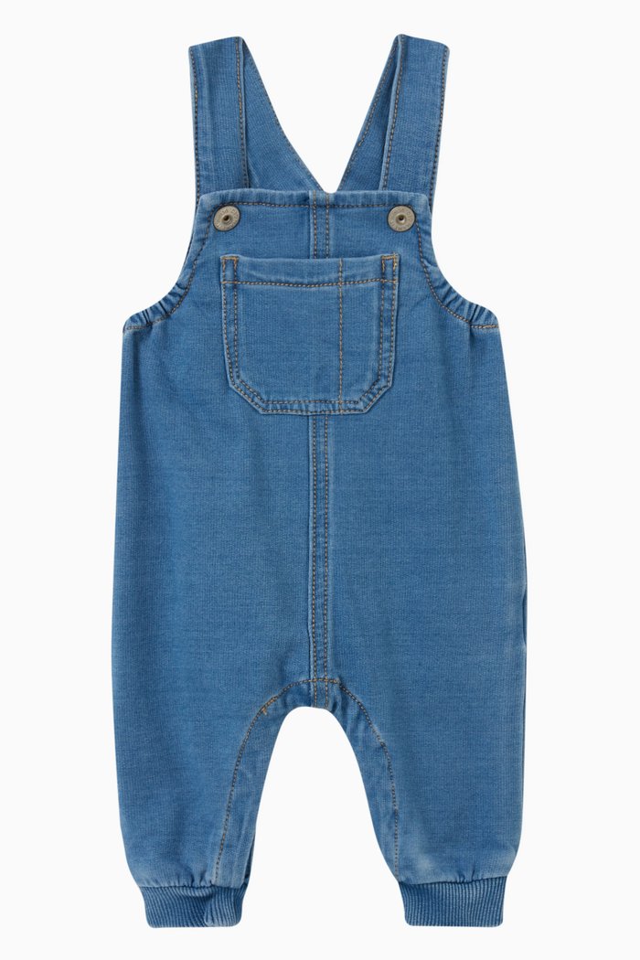 

Denim Overalls in Cotton, Blue