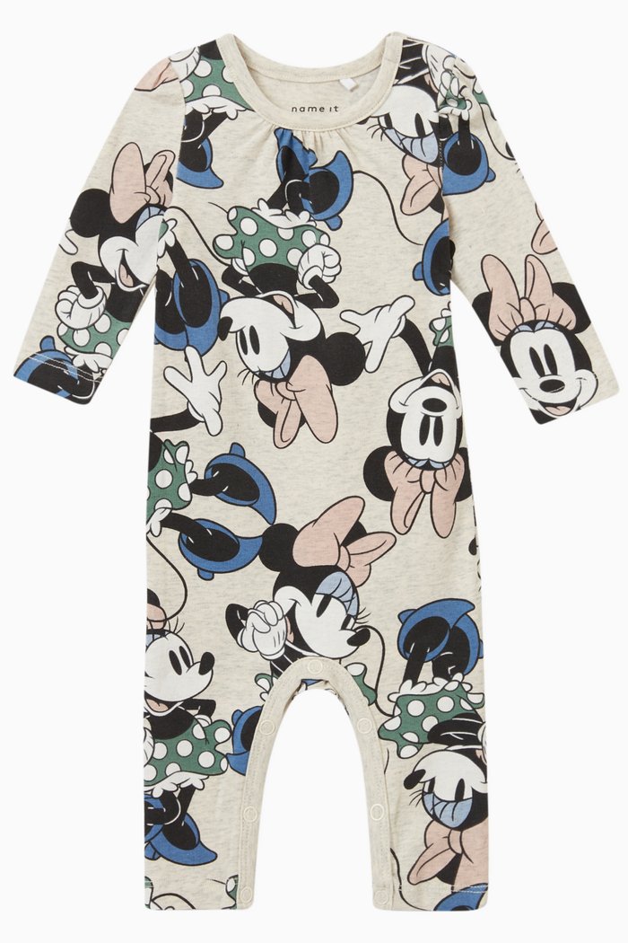

Minnie Mouse Romper in Cotton, Neutral