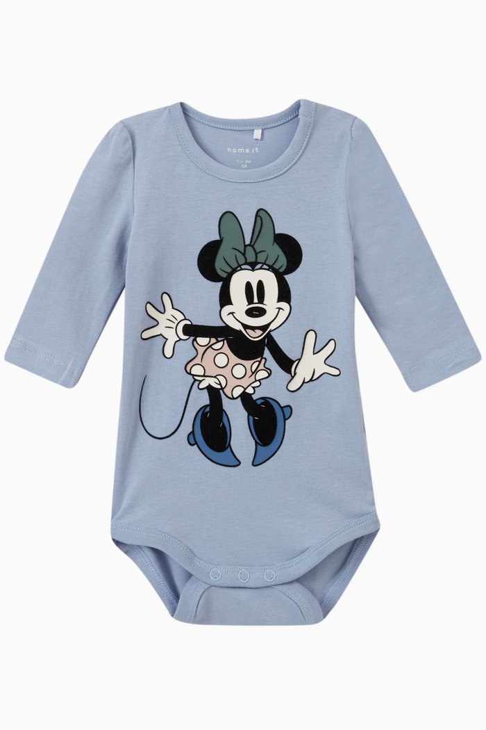 

Minnie Mouse Bodysuit in Cotton, Blue