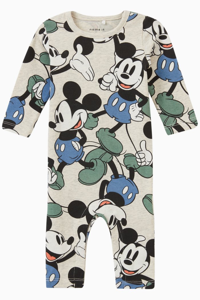 

Mickey Mouse Romper in Cotton, Neutral