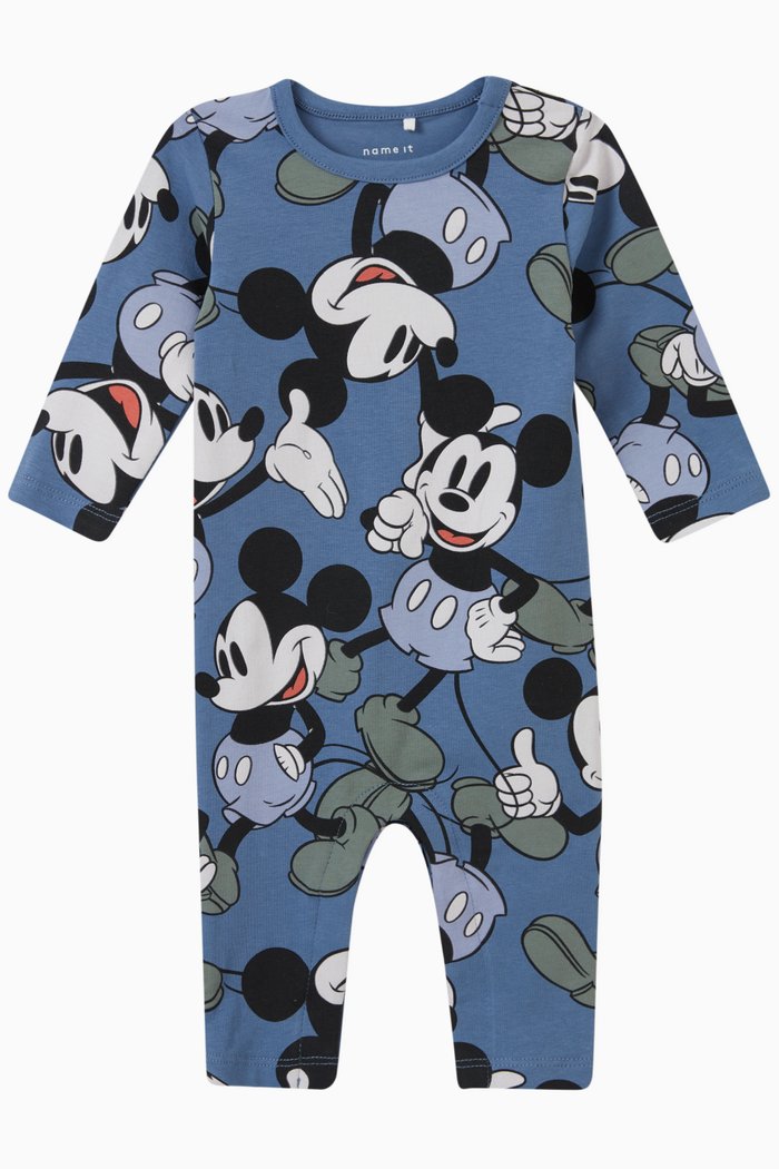 

Mickey Mouse Romper in Cotton, Blue