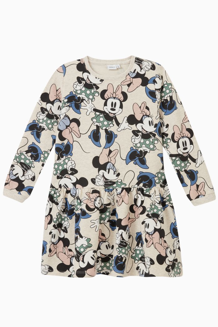 

Minnie Mouse Dress in Cotton, Neutral
