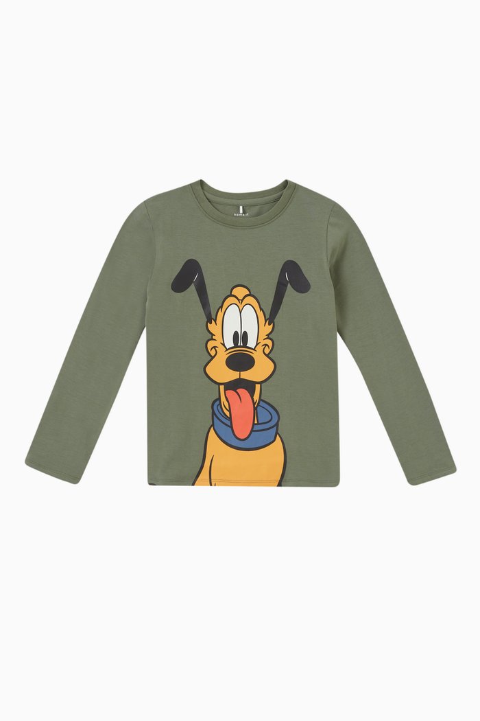 

Disney-print Top in Cotton, Green