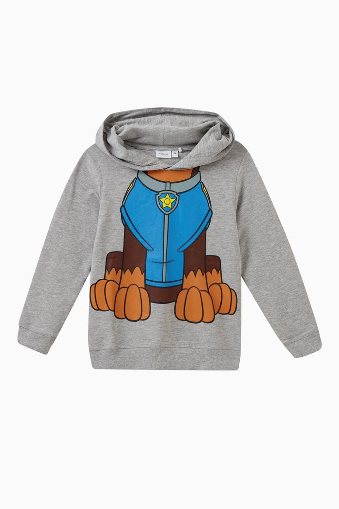 

Paw Patrol Hoodie in Cotton, Grey
