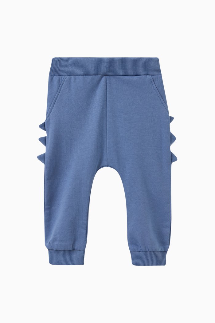 

Dinosaur Sweatpants in Cotton, Blue