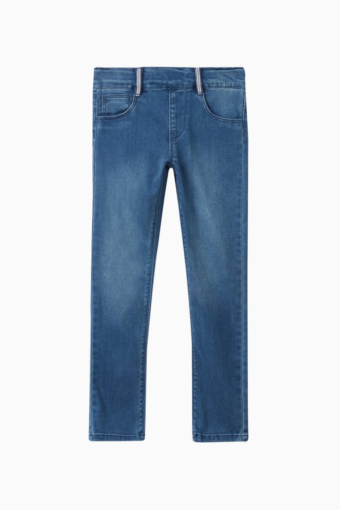 

Denim Leggings in Lyocell Blend, Blue