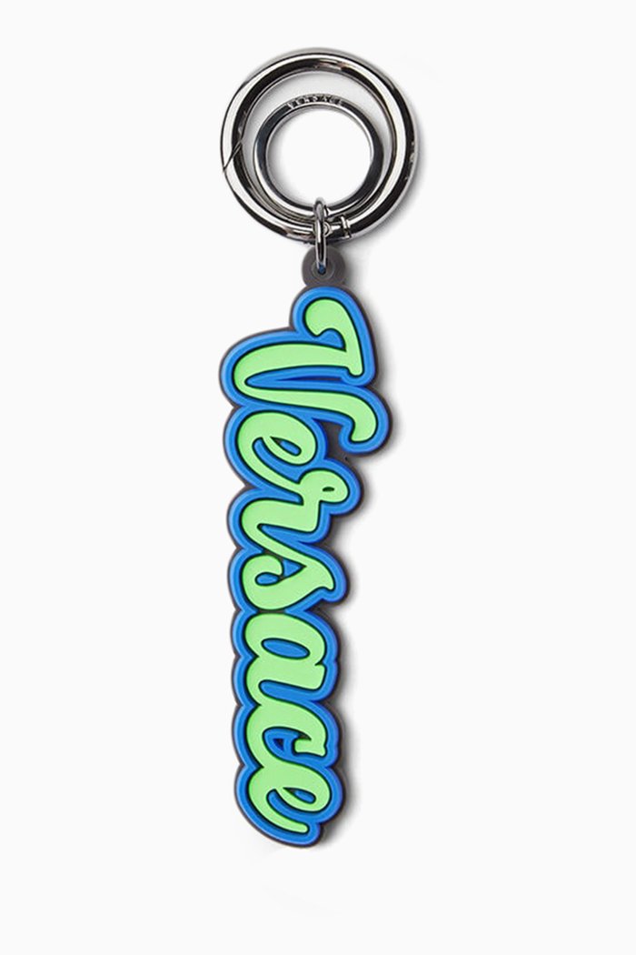 

Varsity Logo Keyring in Silicone, Multicolour