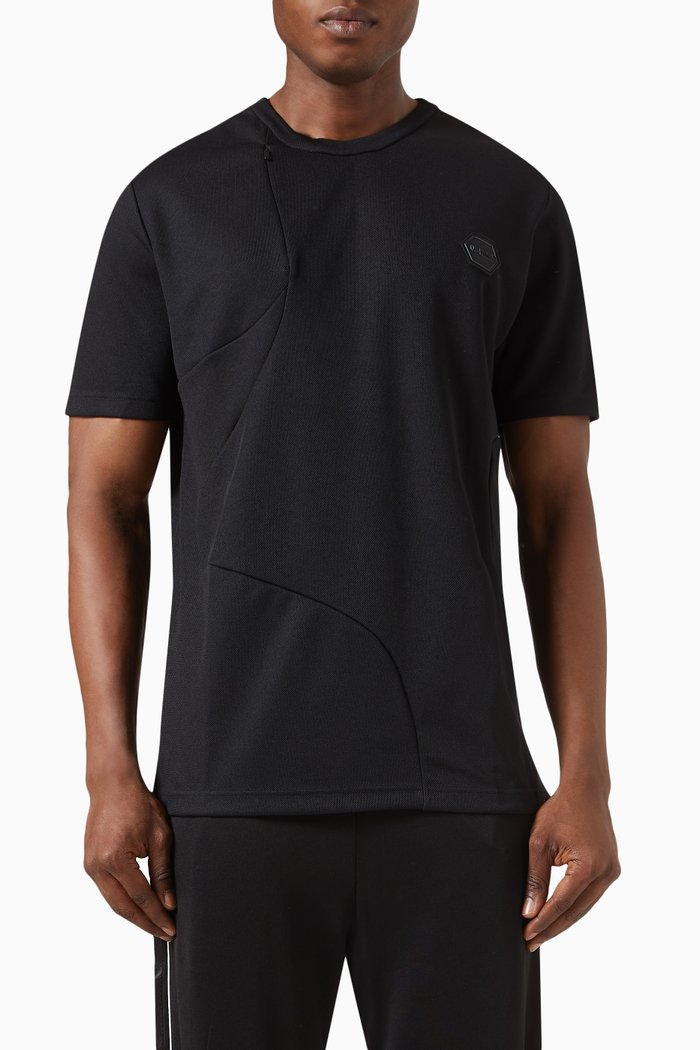 

Organic Seam T-shirt in Nylon, Black
