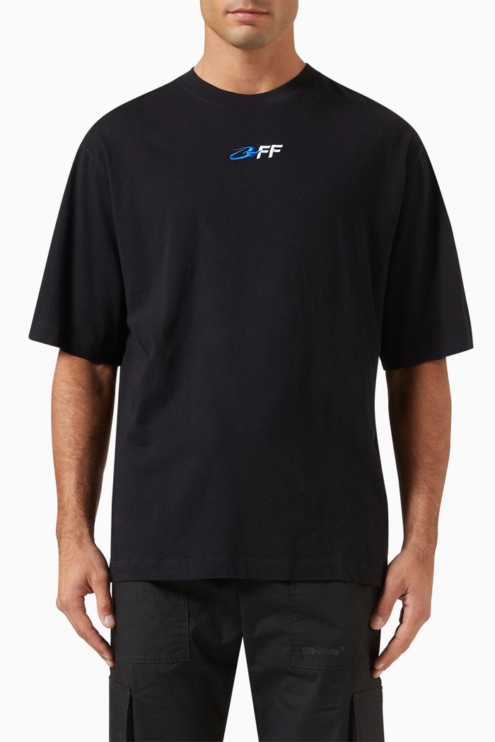 

Exact Opp Over Skate T-shirt in Cotton Jersey, Black