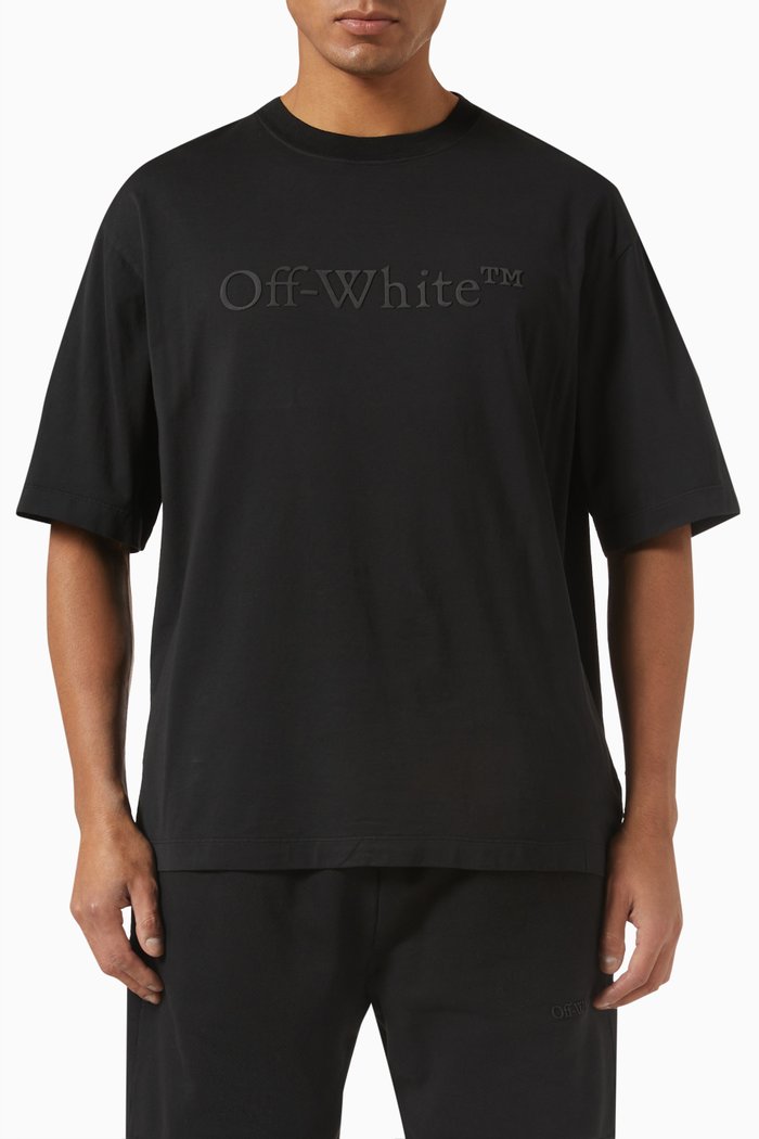 

Bookish Laund T-shirt in Cotton Jersey, Black