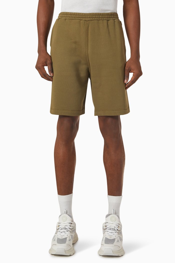 

Shorts in Brushed Fleece, Green