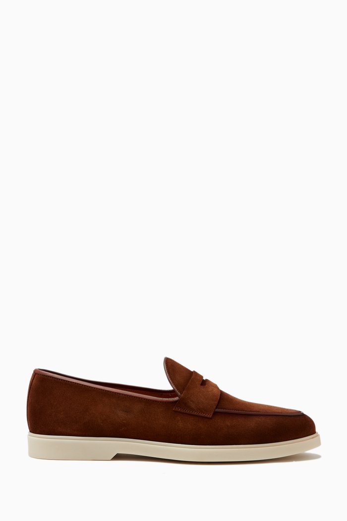 

Javea Loafers in Suede, Brown