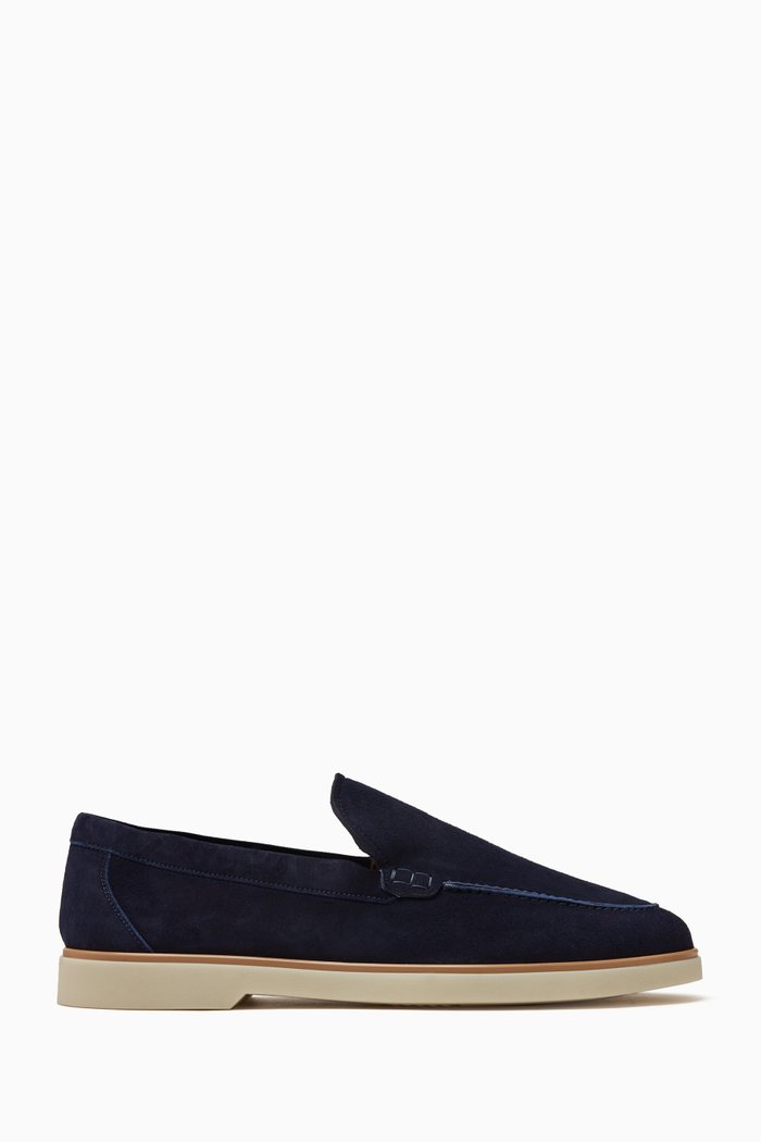 

Altea Loafers in Suede, Blue