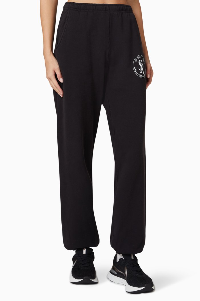 

S&R Sweatpants in Cotton Terry, Black