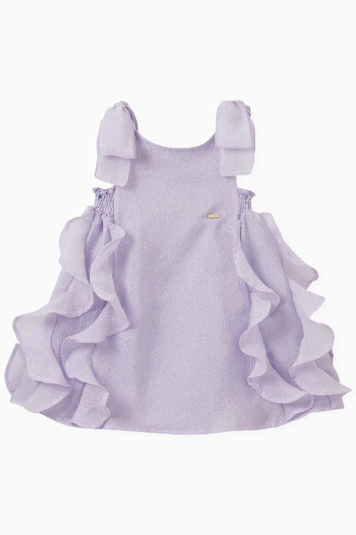 

Ruffled Dress, Purple