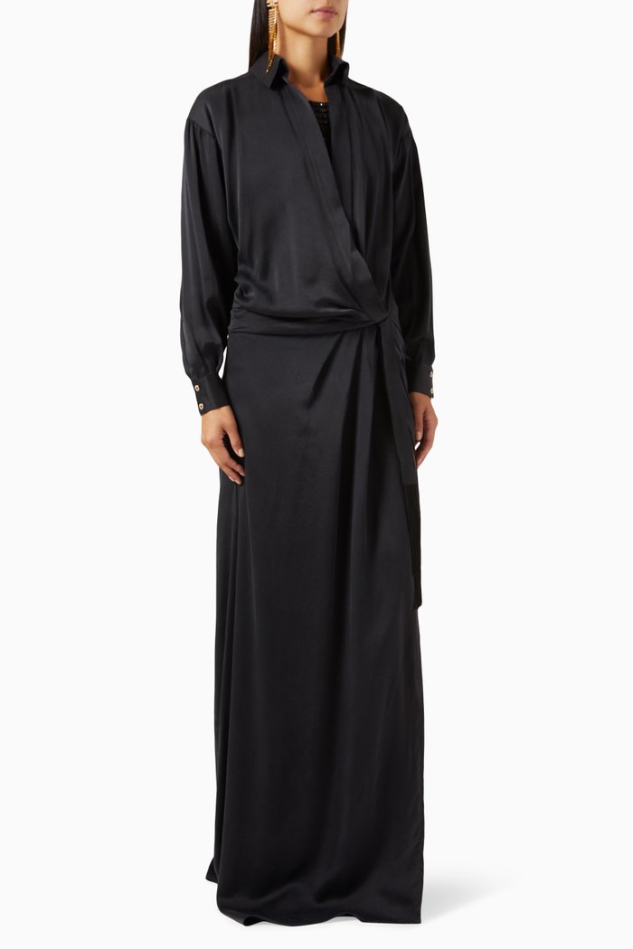 

Red Carpet Dress in Satin, Black