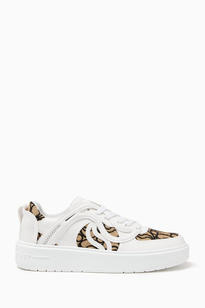S-Wave Low-top Sneakers in Alter Mat Faux Leather, Neutral