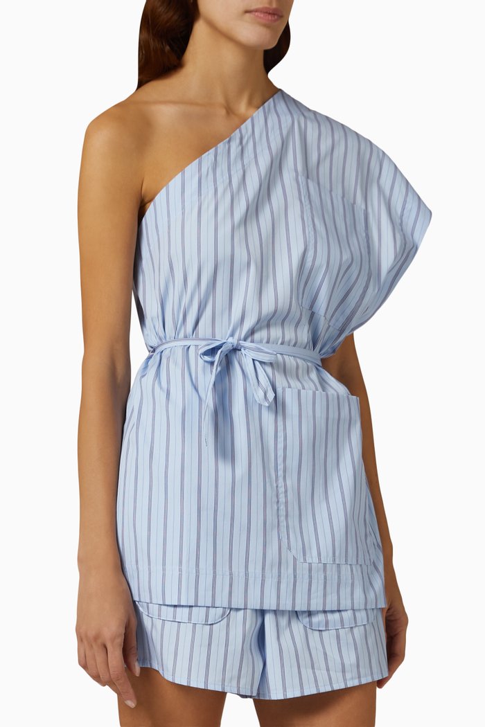 

Voyage Top in Cotton, Blue