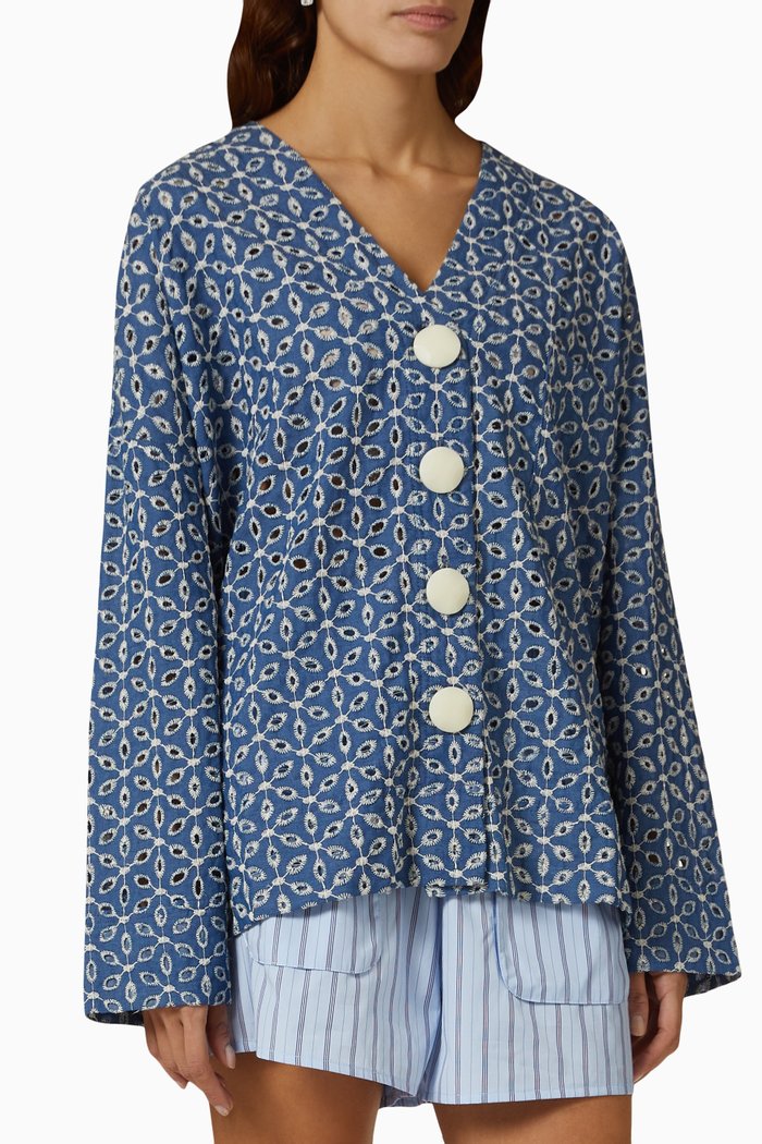 

Holiday Shirt in Denim, Blue