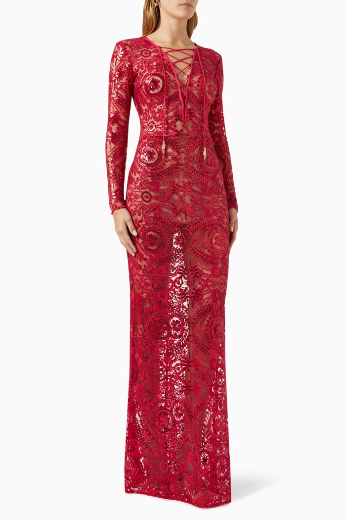 

Red Carpet Lace Dress, Pink