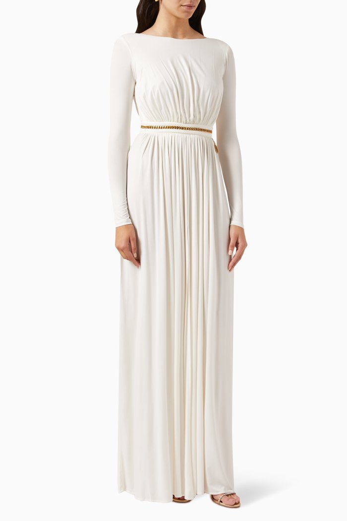 

Red Carpet Gown in Jersey, White