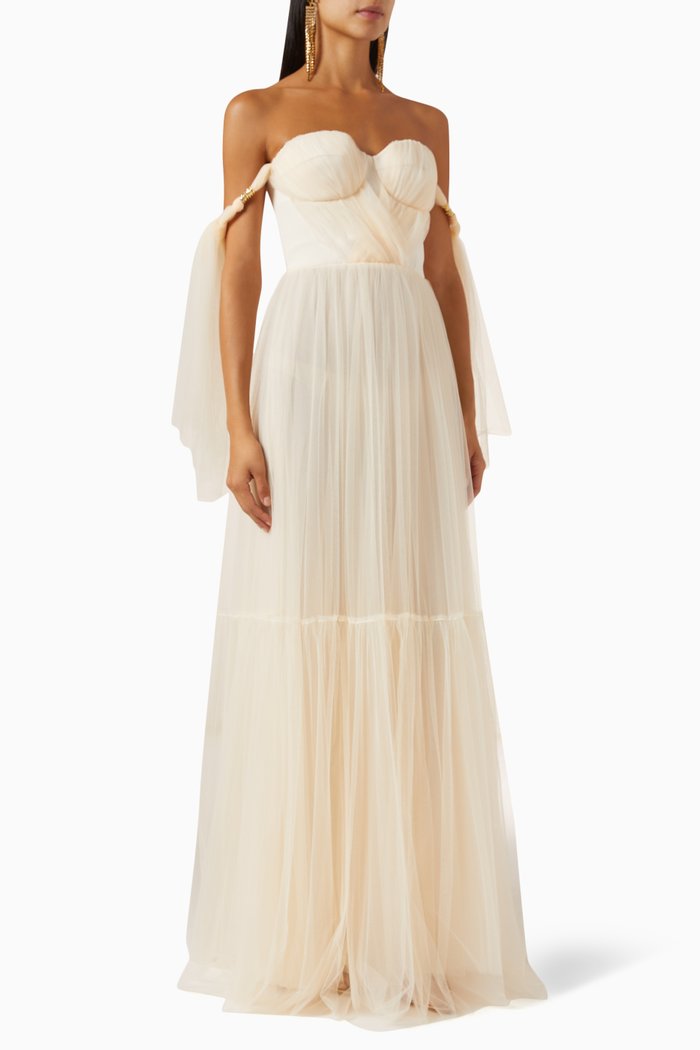 

Red Carpet Dress in Tulle, Neutral