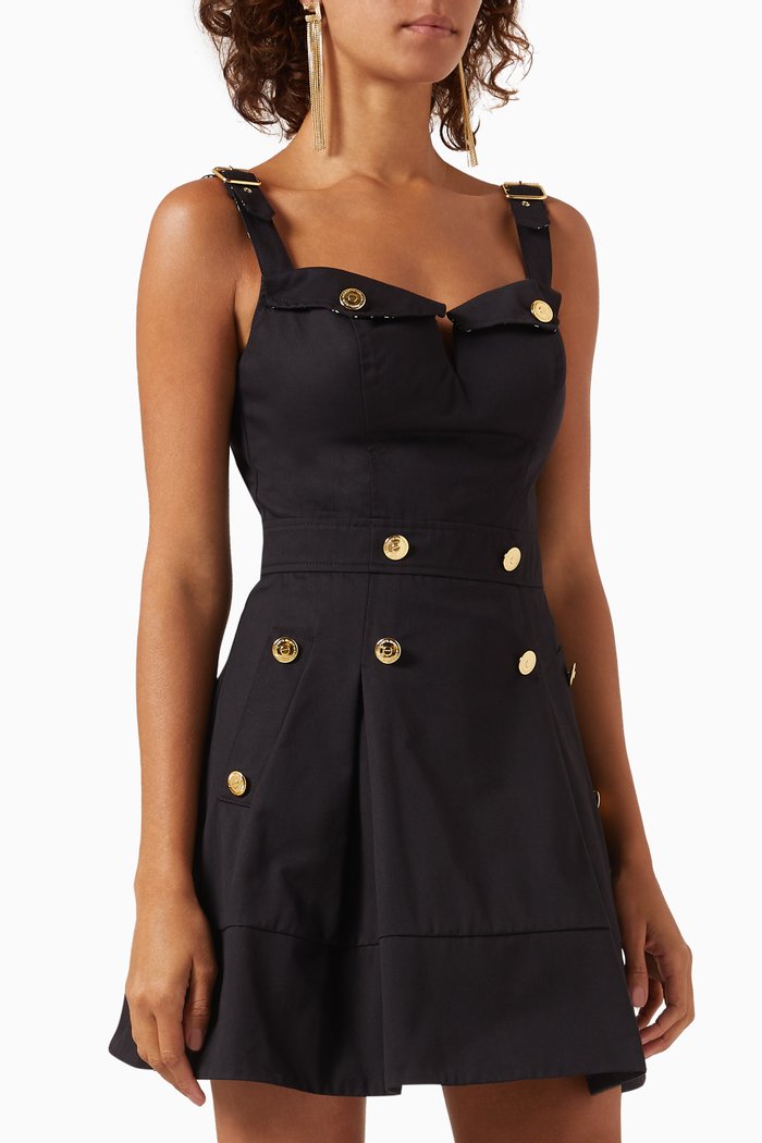 

Buckle Mini Dress, Black