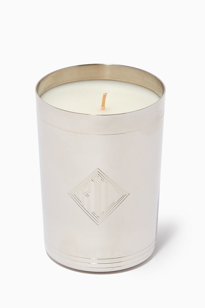 

Rhinelander Flagship Single Wick Candle, Silver