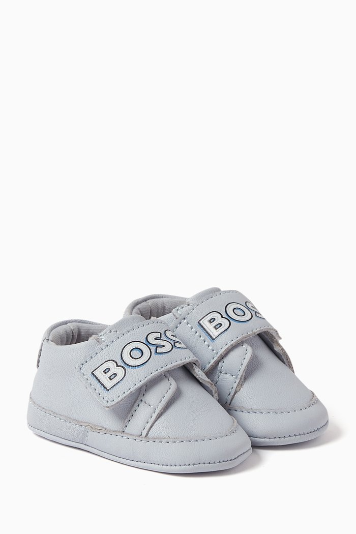 

Logo Sneakers in Leather, Blue