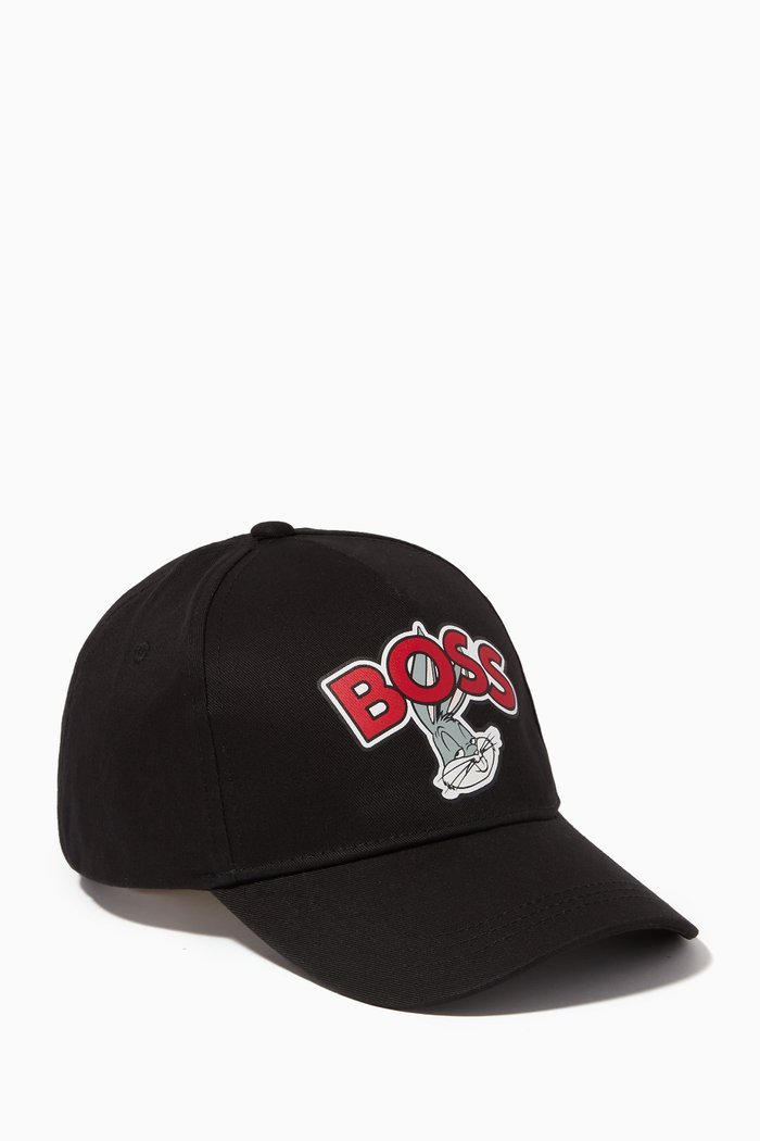

Bugs Bunny Logo Cap in Twill, Black