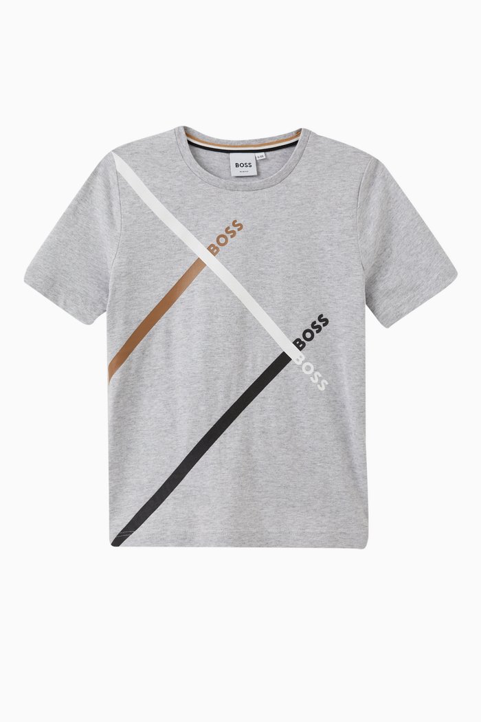 

Logo-print T-shirt in Cotton-jersey, Grey