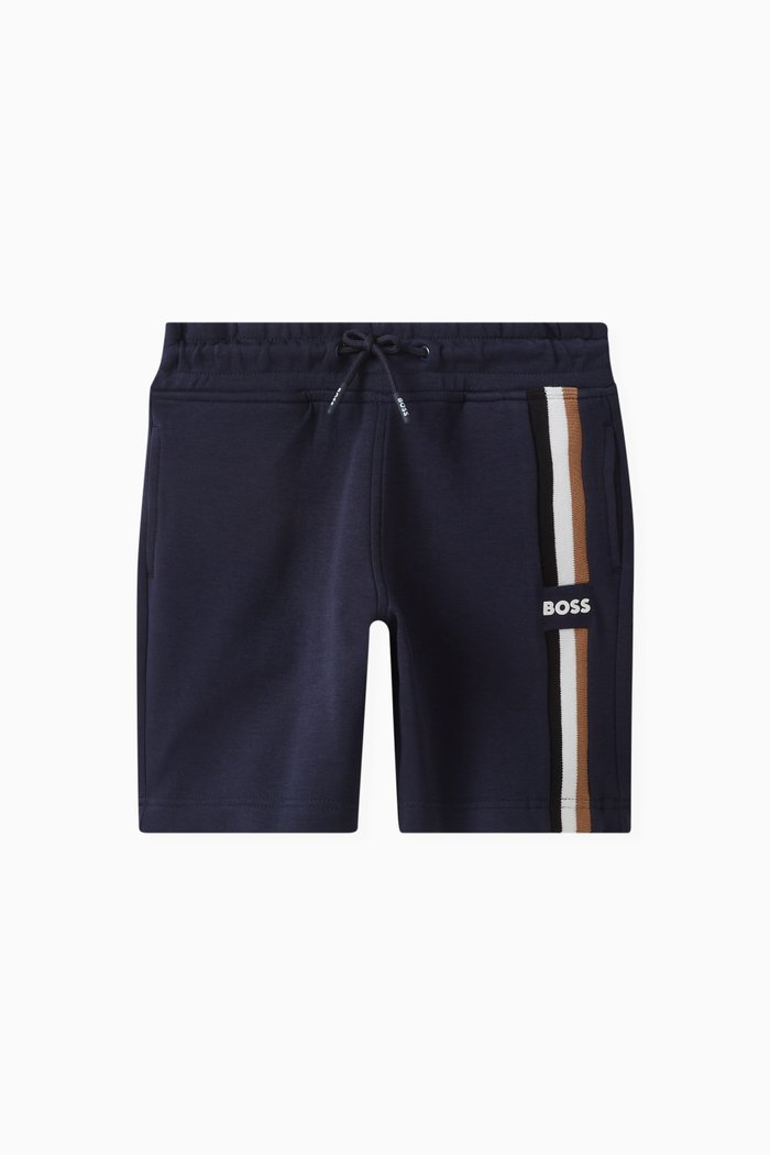 

Logo Bermuda Shorts in cotton, Blue