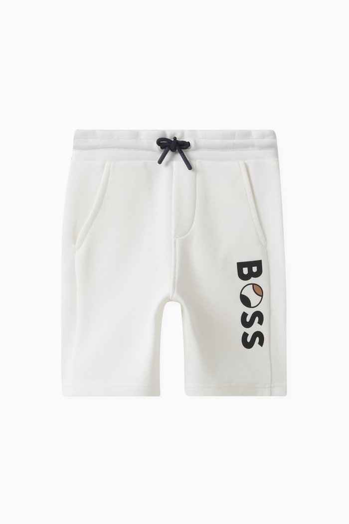 

Logo Shorts in Cotton, White