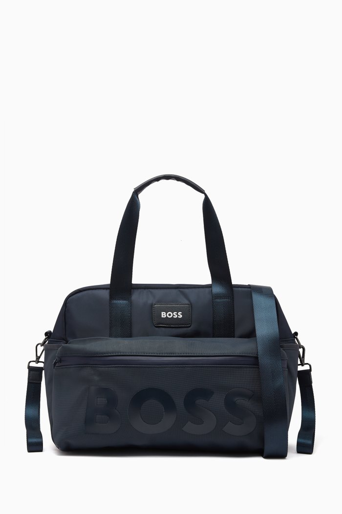 

Logo Changing Bag in Nylon, Blue
