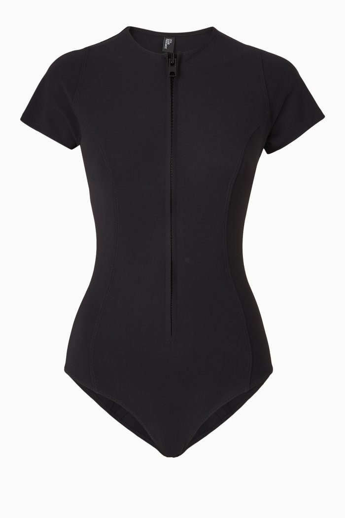 

Farah Maillot One-piece Swimsuit in Neoprene, Black