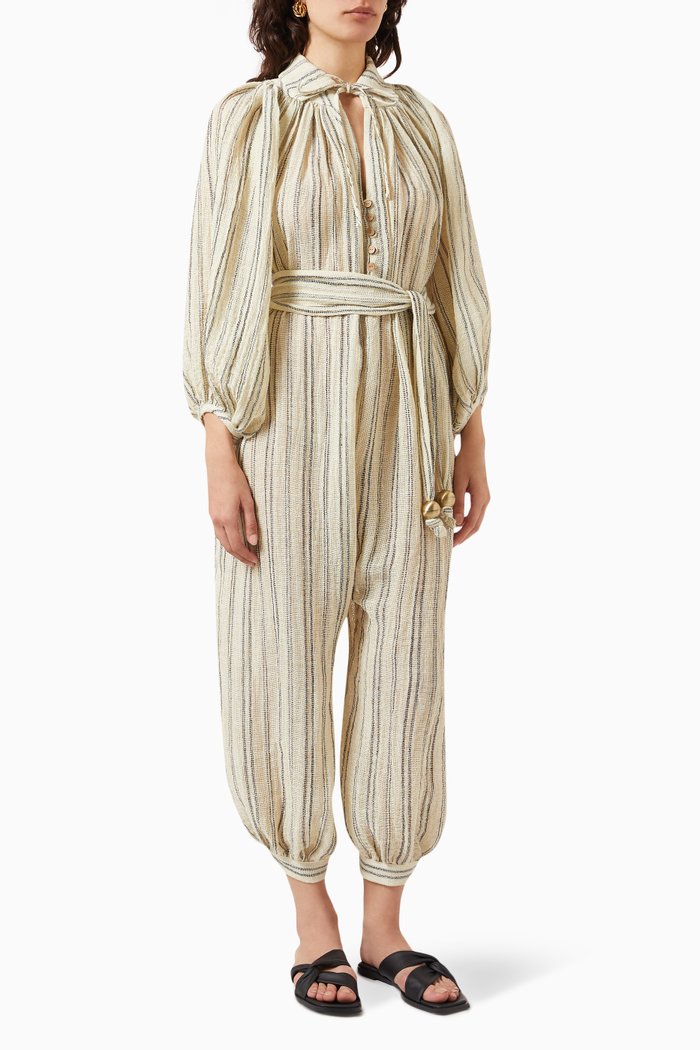 

Poet Jumpsuit in Cotton Blend, Multicolour