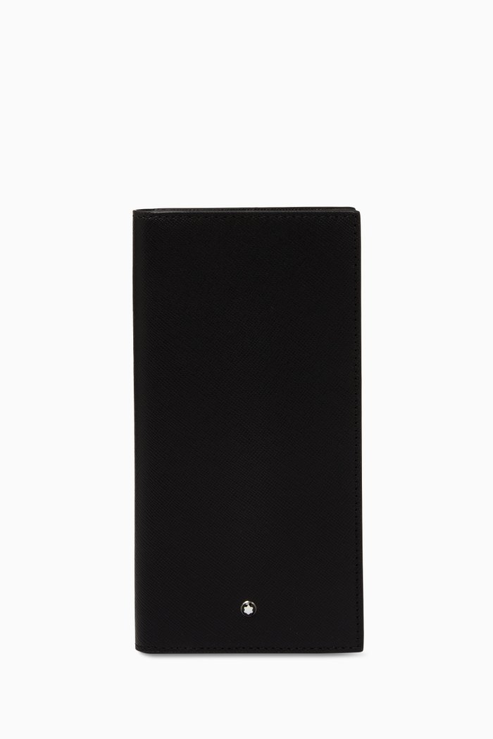 

Sartorial Wallet in Saffiano Leather, Black