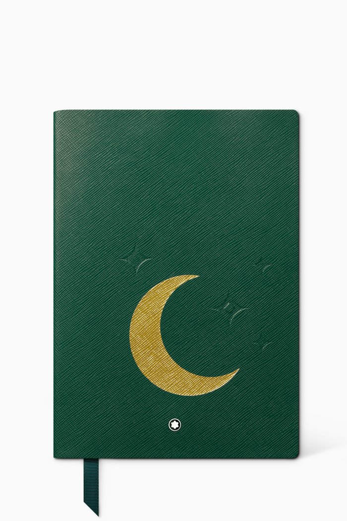 

#146 Meisterstück Moon-print Notebook in Leather, Green
