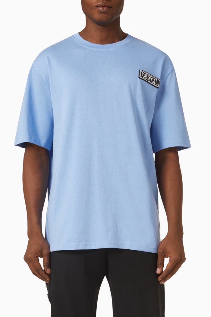 

Ikonik 2.0 T-shirt in Cotton Jersey, Blue
