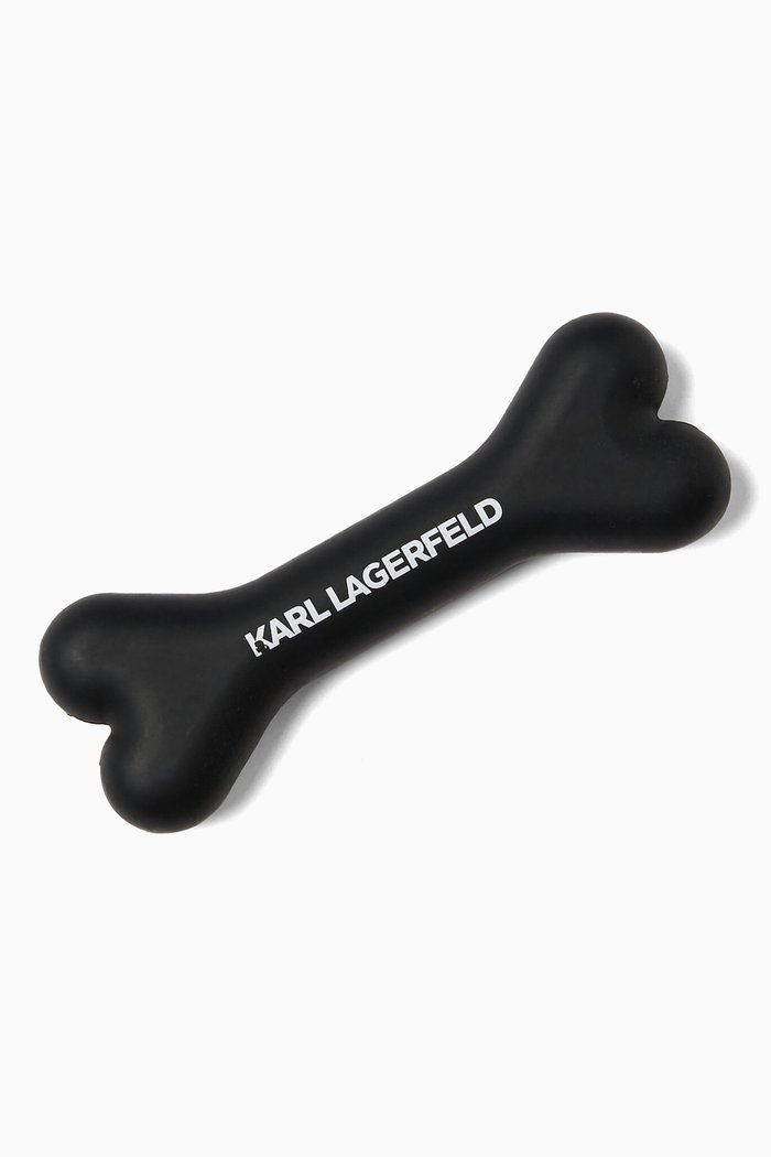 K/Pet Bone Chew Toy in Silicone, Black