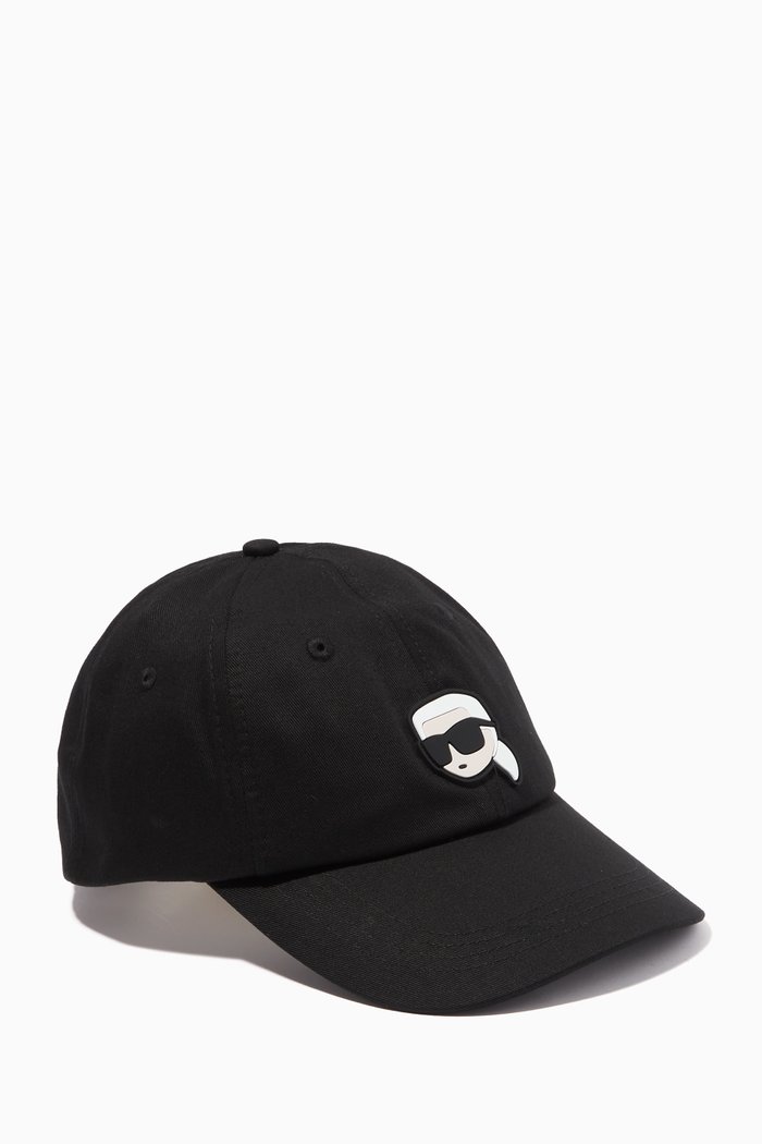 K/Ikonik 2.0 Cap in Recycled Cotton-blend, Black