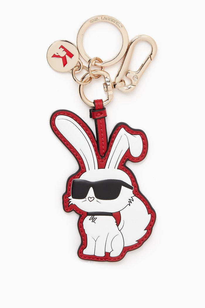 

Year of the Rabbit Charm Keychain, Gold