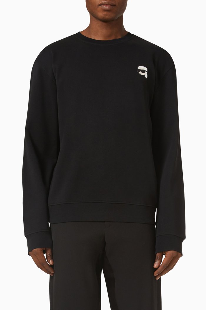 

Ikonik 2.0 Sweatshirt in Organic Cotton, Black