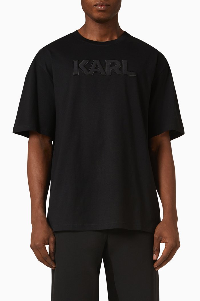 

Logo T-shirt in Organic Cotton Jersey, Black