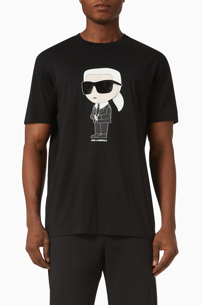 

Ikonik 2.0 T-shirt in Cotton Jersey, Black